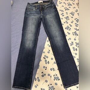 BKE mid rise straight jeans 26x30